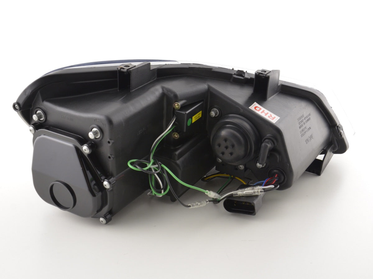 Scheinwerfer Set Daylight LED TFL-Optik VW Polo Typ 6R 2010- chrom für Rechtslenker Scheinwerfer Set Daylight LED TFL-Optik VW Polo Typ 6R 2010- chrom für Rechtslenker